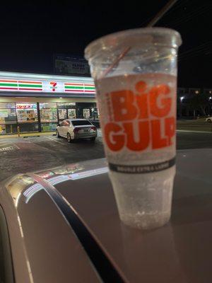 #biggulp the sound I made when I realized it was a #doublebiggulp do you see the word double?