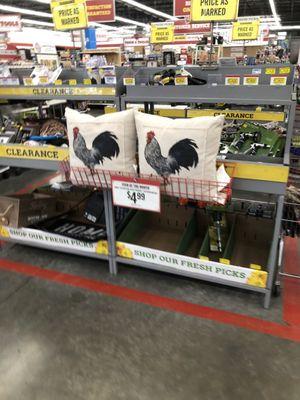 Rooster pillows