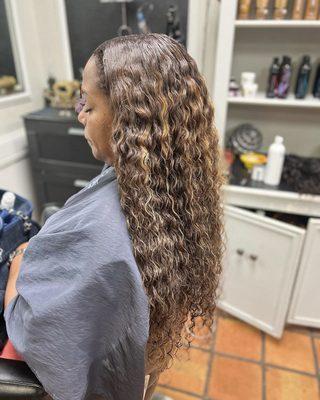 Canvas Hair Collection  Curly Cambodian Hair 24 inch.