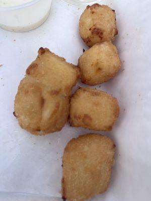 Curds! Very good!