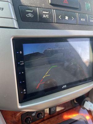 backup camera works!