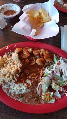 Shrimp el Diablo was awesome.