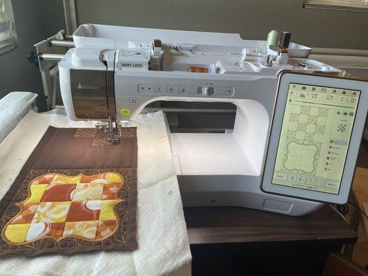 Embroidering with the Solaris