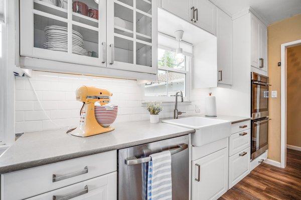 Remodeled kitchen in Orange, CA.