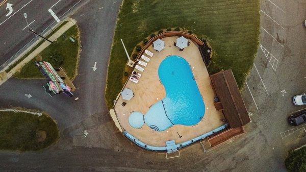 Aerial of Pool