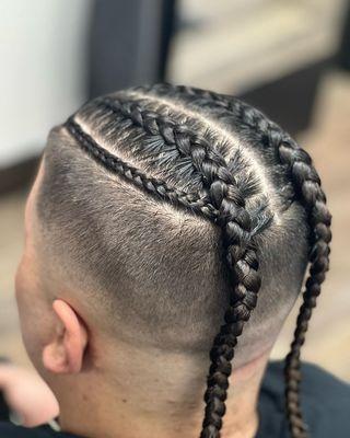 Braid and fade by Kylie