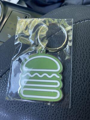 Keychain for the first 75 people from the grand opening day.