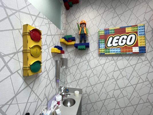 The Lego themes room.