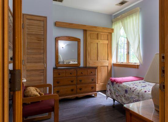 One of our cozy, private  bedrooms