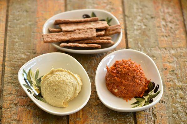 Hummus and Muhammara