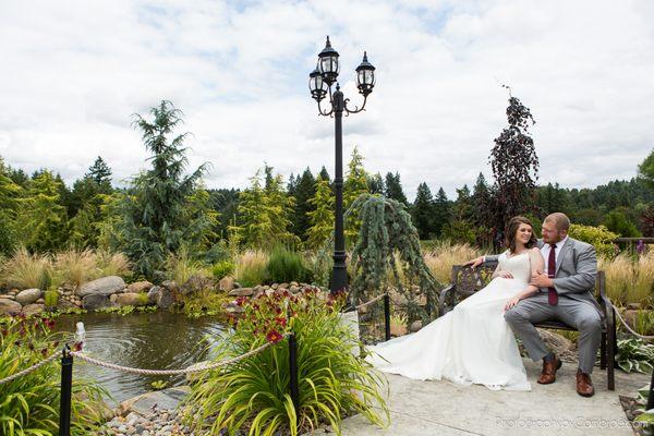 A beautiful summer wedding held at Red Barn Villa in Oregon City.