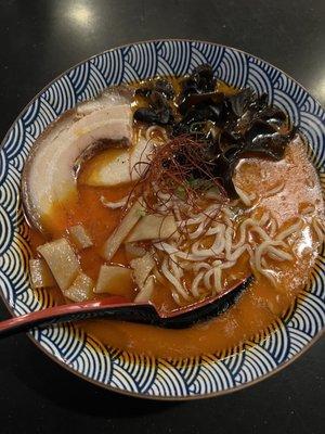 Spicy Roasted Garlic Miso Ramen