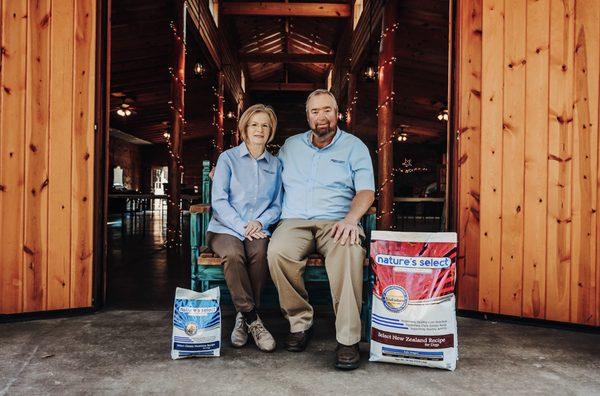 John & Leslie Rainey, proud owners of Nature's Select Arklatex!