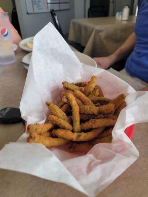 Fried green beans