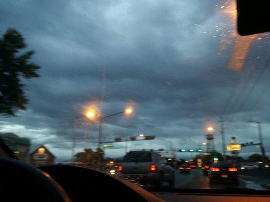 CLOUDY WEATHER ON THE DRIVE HOME