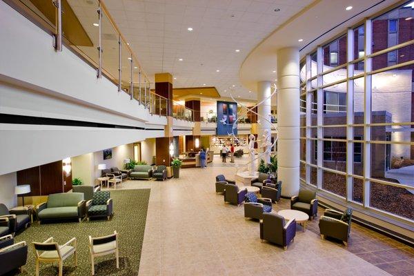 Main Lobby where patient registration is located.