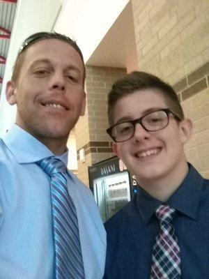 My son's football banquet