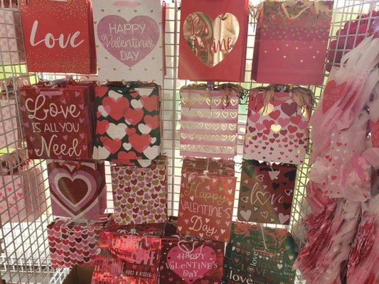 Gift bags for Valentine's Day