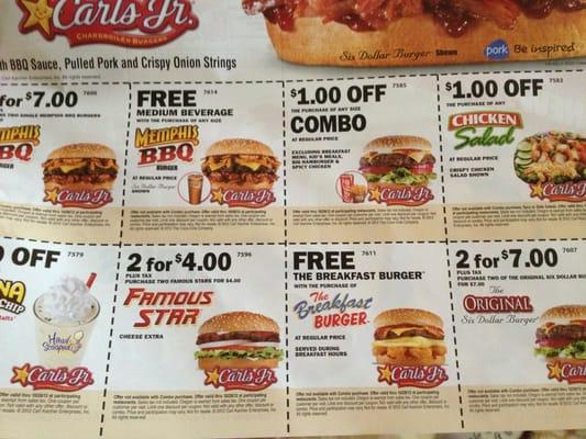 Coupons in the mail. Heeeey. Except I don't like the 2 for $$ specials deal