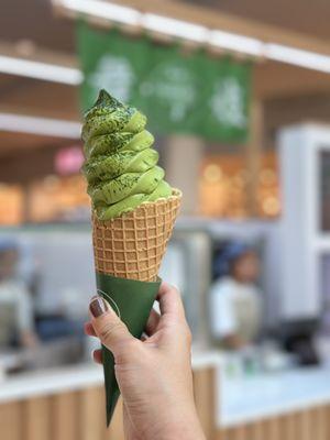 Matcha soft serve