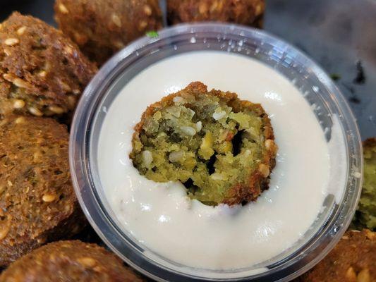 falafel ball inside