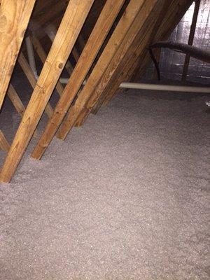 Newly Insulated Attic