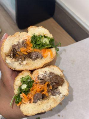 Lemongrass Beef Sandwich