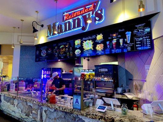 Manny's Reloaded in the Mall of Victor Valley.