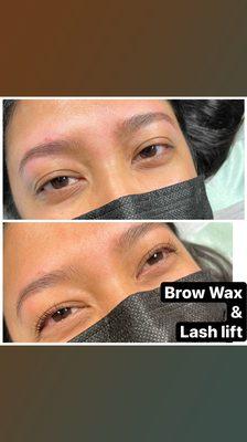 Nothing like a fresh brow clean up and a lash lift to give you the natural beauty look