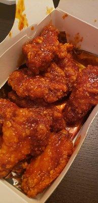 Red hot spicy wings