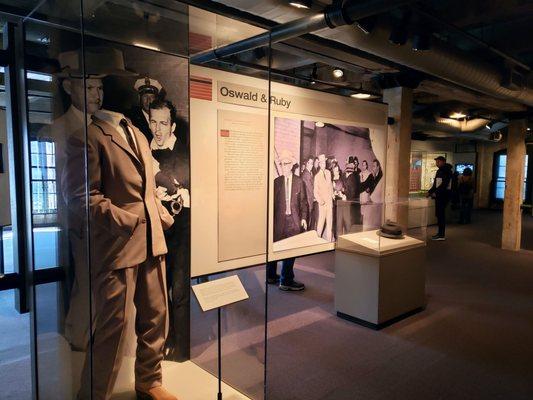 Oswald and Ruby at 6th Floor Museum at Dealey Plaza