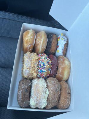 Dozen cake dounuts