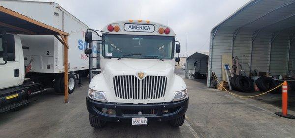 Bus I trained  in for class b