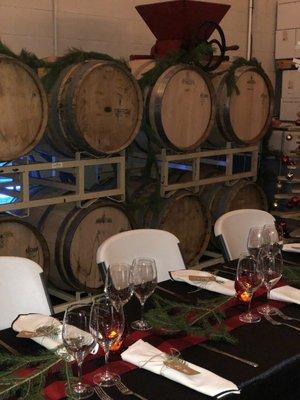 Wine barrels