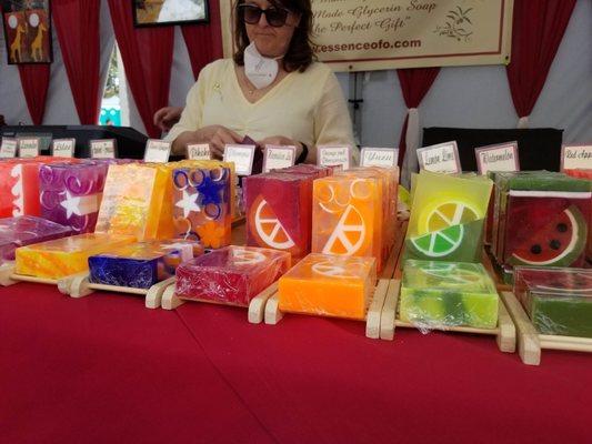 Sunnyvale Art & Wine Festival - Essence of O soaps