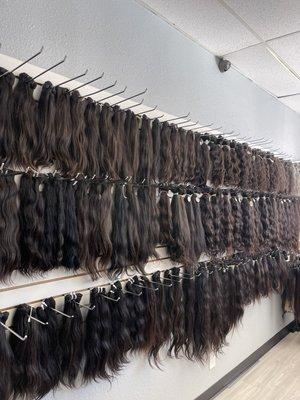 We invite you to come and see our Indian Virgin Hair Extensions @Bombay Human Hair Co in Upland CA 909-481-2229.