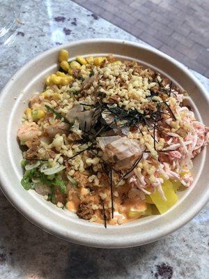 Poke Bowl with 2 Proteins