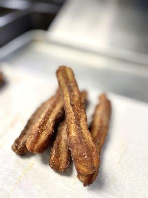 Churros. We are making churros just for you!