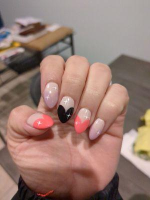 Valentine inspired nails :) by Doan