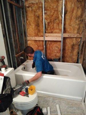 Bath Tub Installation