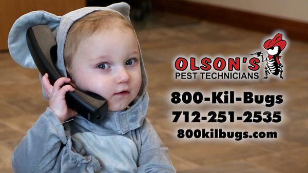 Give us a call for mouse solutions. This is Isaac a shoe-in for a fourth generation PestManagementProfessional(pmp)!