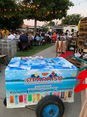 Rent one of our paleta carts for your upcoming event!