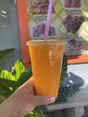 Large orange juice