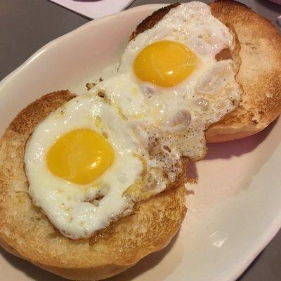 Eggs on toast