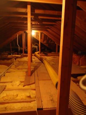 Our NADCA certified nj air duct cleaning technicians can clean any system in any attic, no matter how big or small.