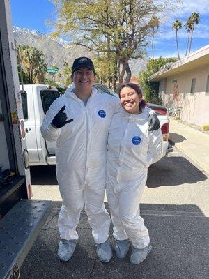 Team Members of the Cleanup Crew Alli and Danyel