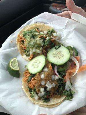 Chicken tacos