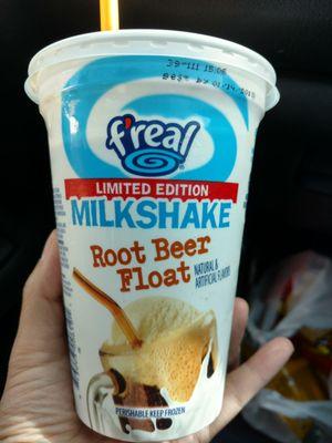 Root beer float shake. It was a limited edition flavor so how could I resist? ;p