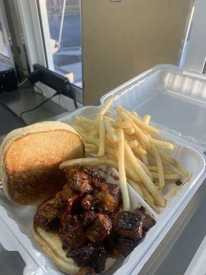 Burnt Ends Sandwich