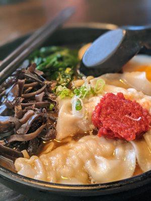 Chicken dumpling ramen!